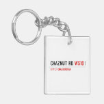 Chaznut rd  Acrylic Keychains