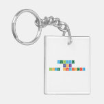 welcome 
 back
 love chemistry  Acrylic Keychains
