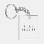 Be My
 Valentine  Acrylic Keychains