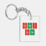 candy
 cane  Acrylic Keychains