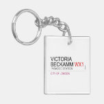 Victoria  Beckamm  Acrylic Keychains