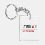 Lying  Acrylic Keychains