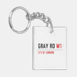 GRAY RD  Acrylic Keychains