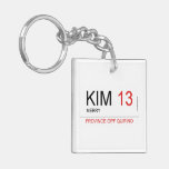 KIM  Acrylic Keychains