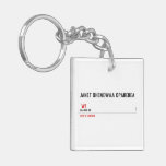 JANET OHENEWAA OPAREBEA     Acrylic Keychains