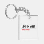 LONDON WEST   Acrylic Keychains