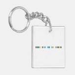 Keep calm and do science   Acrylic Keychains