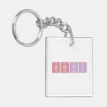 Sofi  Acrylic Keychains