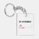My environment    Acrylic Keychains