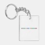 Cinaiya Ariel Huddleston  Acrylic Keychains