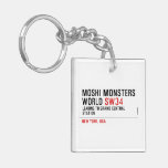 mOSHI mONSTERS wORLD  Acrylic Keychains