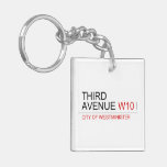 third avenue  Acrylic Keychains