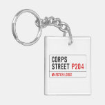 Corps Street  Acrylic Keychains