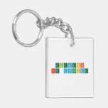 Elements
 are awesome  Acrylic Keychains