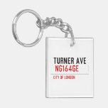 turner ave   Acrylic Keychains