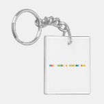 Mrs. ALLEN's Biology class  Acrylic Keychains
