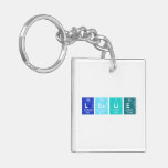 leslie  Acrylic Keychains
