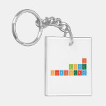 I
 love
 chemistry  Acrylic Keychains