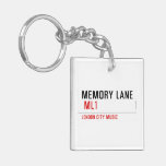 Memory Lane   Acrylic Keychains