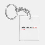 PRINCES MARINA DRIVE  Acrylic Keychains