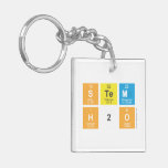 STEM
 H2O  Acrylic Keychains