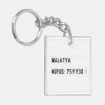 MALATYA  NÜFUS: 759.930  Acrylic Keychains