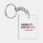 LONDON CITY  GENETICS  Acrylic Keychains