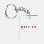 Ash road   Acrylic Keychains