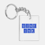 Cougar 
 Chem  Acrylic Keychains