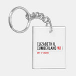 ELIZABETH U. CUMBERLAND  Acrylic Keychains