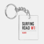 Surfing Road  Acrylic Keychains