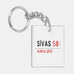 SİVAS  Acrylic Keychains