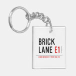 Brick lane  Acrylic Keychains