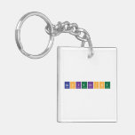 backtfront  Acrylic Keychains