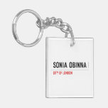 SONIA OBINNA  Acrylic Keychains