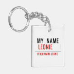 my  Name   Acrylic Keychains