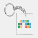 HABIA 
 UNA VEZ
 UN ATOMO  Acrylic Keychains