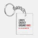 LORD'S CRICKET GROUND  Acrylic Keychains