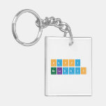 Happy 
 Holidays   Acrylic Keychains
