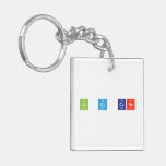 Al Cr Cane  Acrylic Keychains