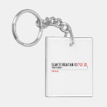 Slakterigatan 10  Acrylic Keychains