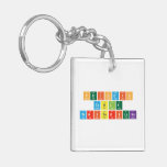 Periodic
 Table
 WriterILaNa  Acrylic Keychains