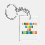 periodic 
 table 
 of 
 elements  Acrylic Keychains
