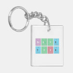 Brave
 type  Acrylic Keychains