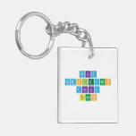 Feliz
 Cumpleanos
 Analia
 teamo  Acrylic Keychains