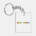 Hello world  Acrylic Keychains