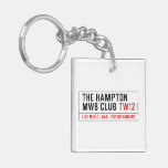 the Hampton  MWB Club  Acrylic Keychains