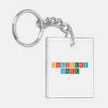 Chemistry
 Cohort  Acrylic Keychains