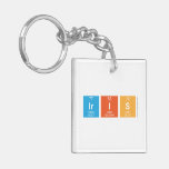 Iris  Acrylic Keychains
