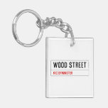 Wood Street  Acrylic Keychains
